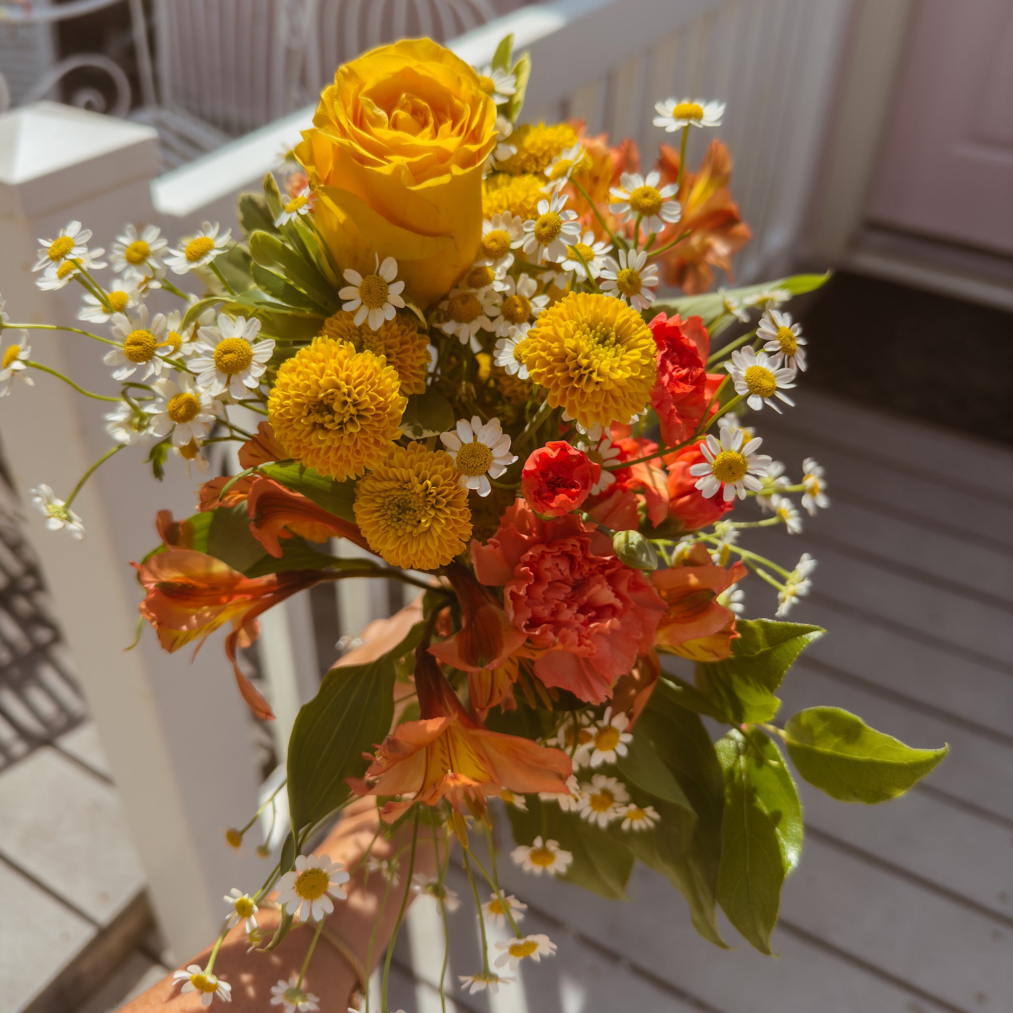 wrapped flowers