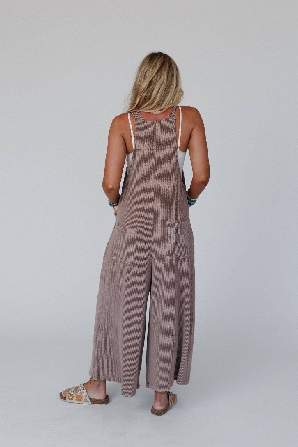 Urban Light Textured Jumpsuit - Acorn