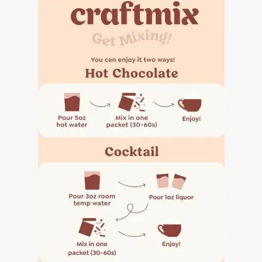 Cozy Hot Chocolate & Cocktail Mixer - 24ct Caddy