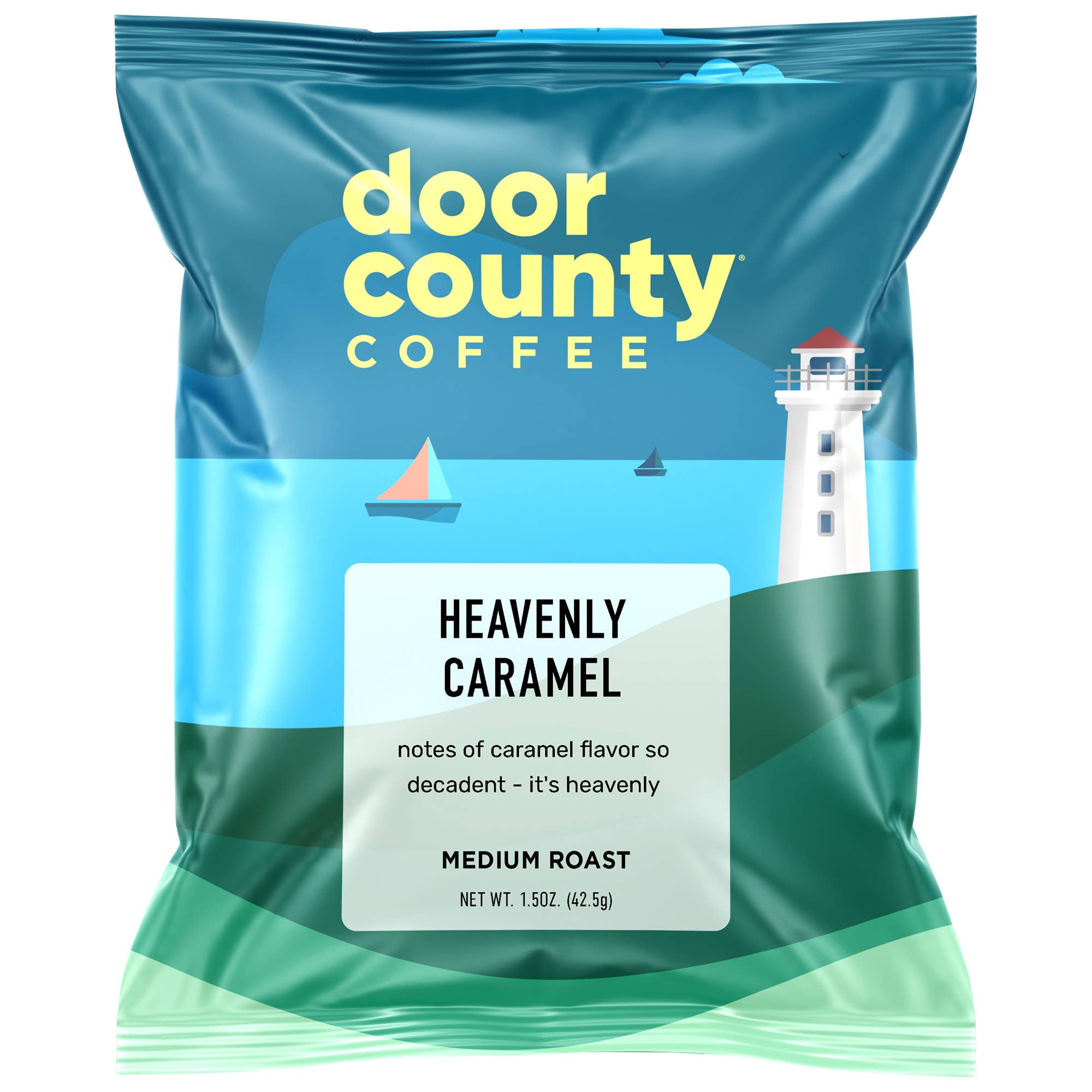 Heavenly Caramel Flavored Specialty Coffee, 1.5oz, 6 pack