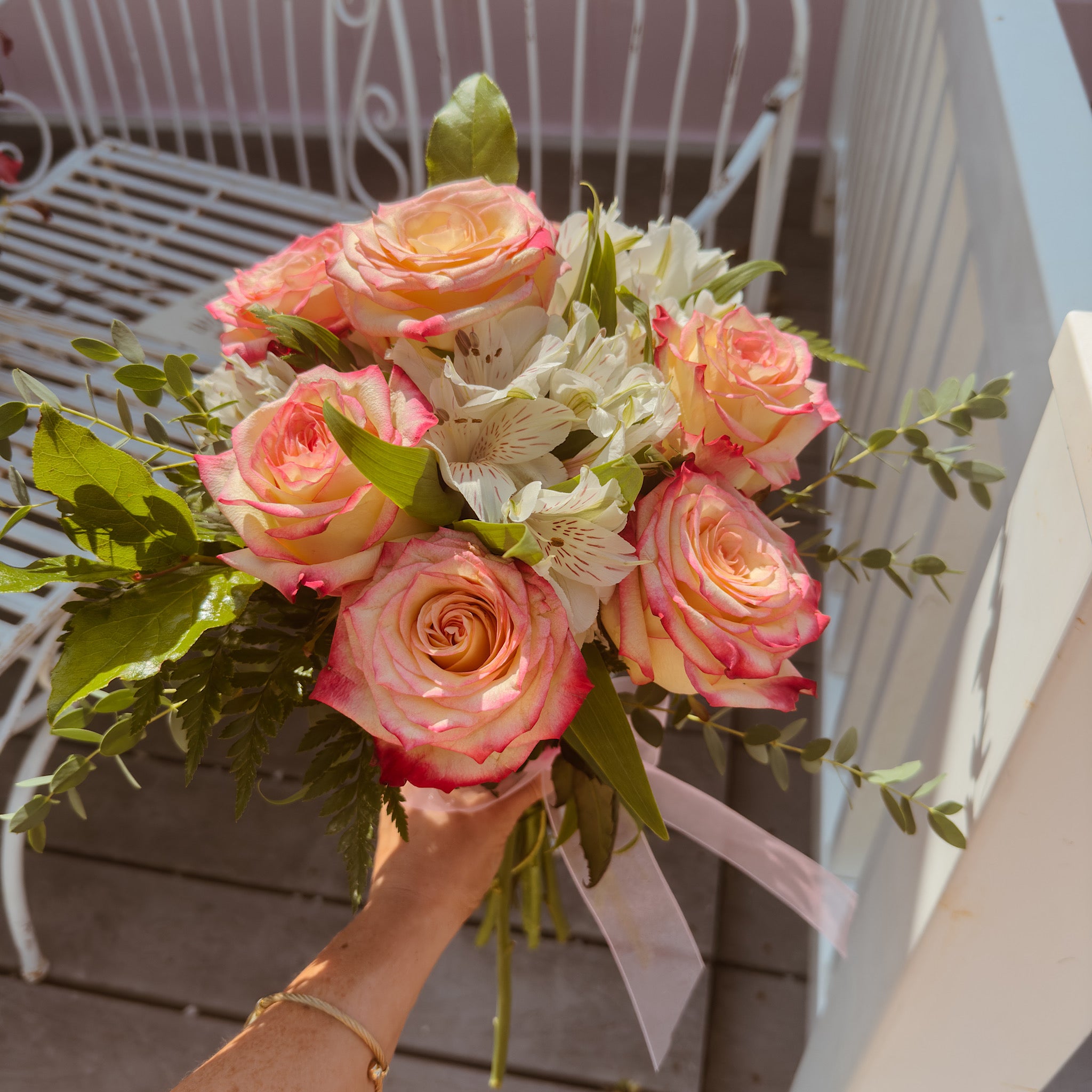 wrapped flowers